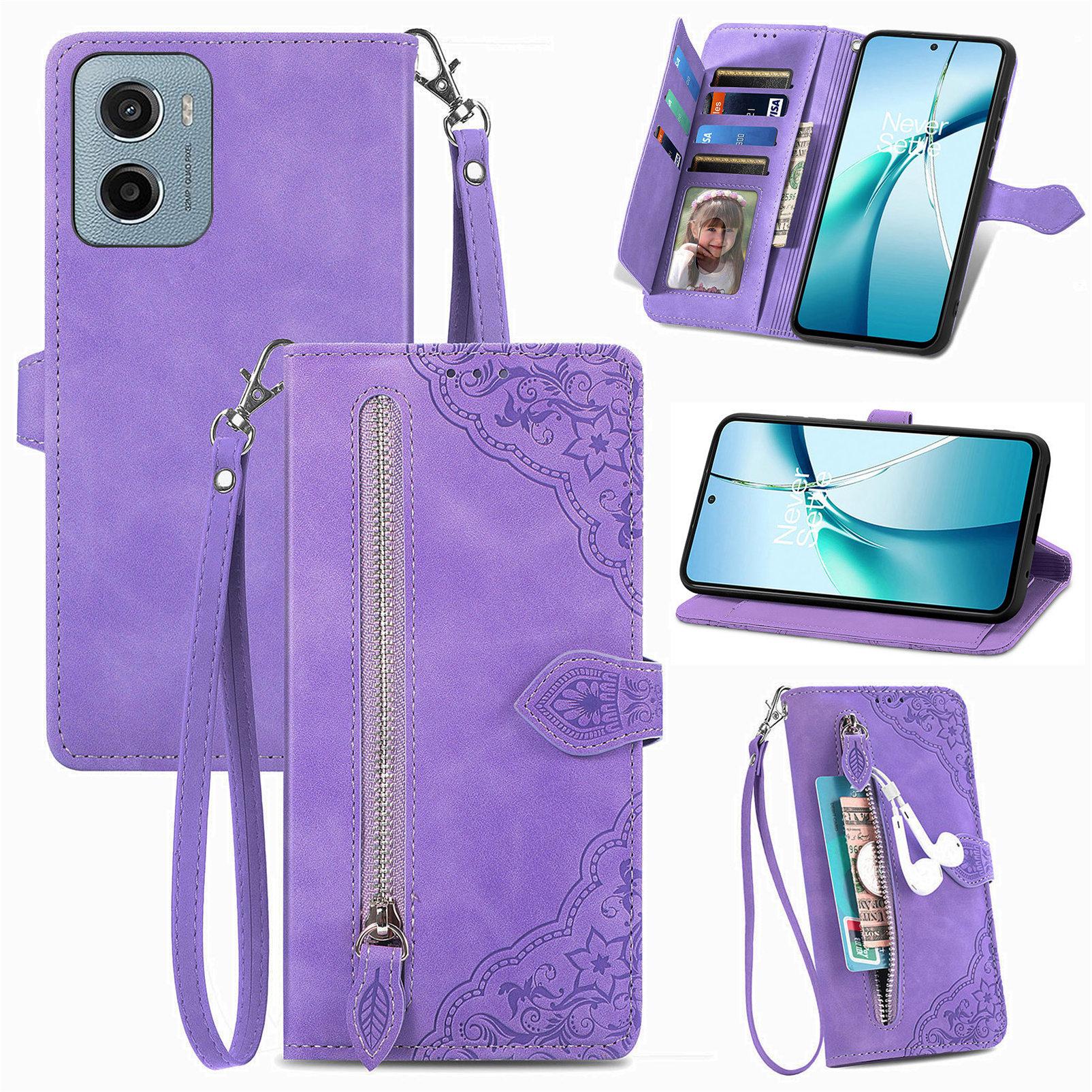 For Motorola Moto G05 4G Zipper Wallet Case with Strap Flower Imprint PU Leather Phone Cover Light Purple
For Motorola Moto G05 4G Zipper Wallet Case with Strap Flower Imprint PU Leather Phone Cover Light Purple