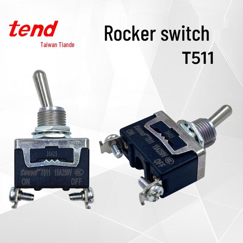 Brand New TEND T511B 15A 250V Self-Locking Rocker Switch
Brand New TEND T511B 15A 250V Self-Locking Rocker Switch