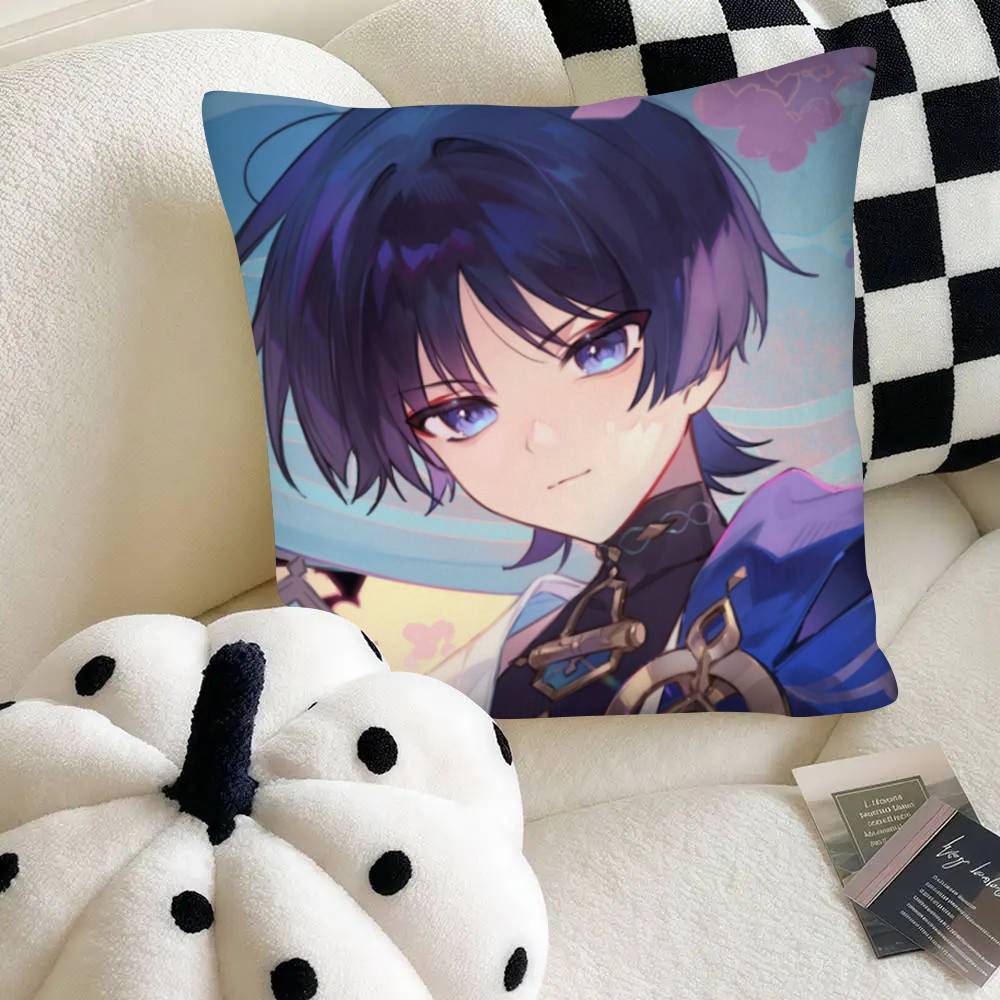 Anime Genshin Impact Cute Wanderer Pillow Case Fashion Square Pillowcase Bedroom Sofa Room Ins Decoration Leisure 40x40cm16x16in
Anime Genshin Impact Cute Wanderer Pillow Case Fashion Square Pillowcase Bedroom Sofa Room Ins Decoration Leisure 40x40cm16x16in