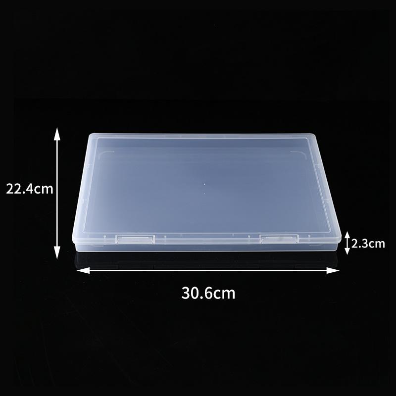 Cross-Border Flat Box Pp Transparent Plastic Storage Box Puzzle Brush Storage Box Desktop File Bill Organizing Box 30.6*22.4*2.3CM
Cross-Border Flat Box Pp Transparent Plastic Storage Box Puzzle Brush Storage Box Desktop File Bill Organizing Box 30.6*22.4*2.3CM