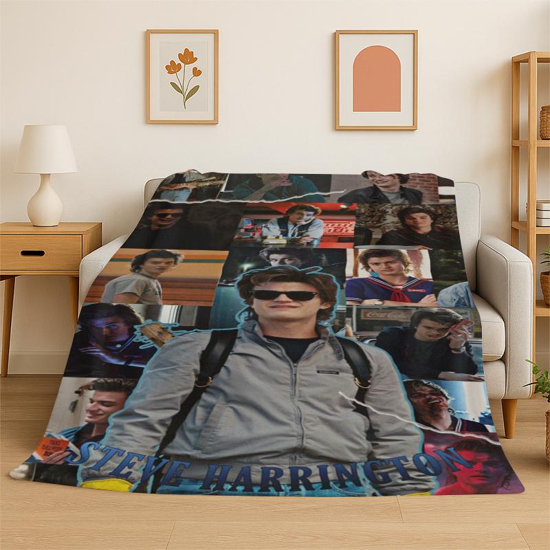 Joe Keery Actor Flannel Blanket Soft Warm Throw Blanket for Bedroom Living Room Bed Travel Camping Picnic Gift 75x90cm
Joe Keery Actor Flannel Blanket Soft Warm Throw Blanket for Bedroom Living Room Bed Travel Camping Picnic Gift 75x90cm
