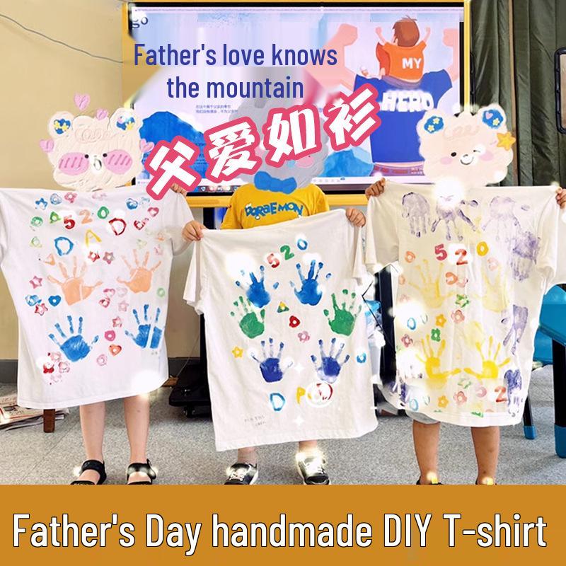 Father s Day DIY Graffiti T-Shirt Kit - Hand-painted Pure Cotton Parent-Child Tie-dye for Kids
Father s Day DIY Graffiti T-Shirt Kit - Hand-painted Pure Cotton Parent-Child Tie-dye for Kids