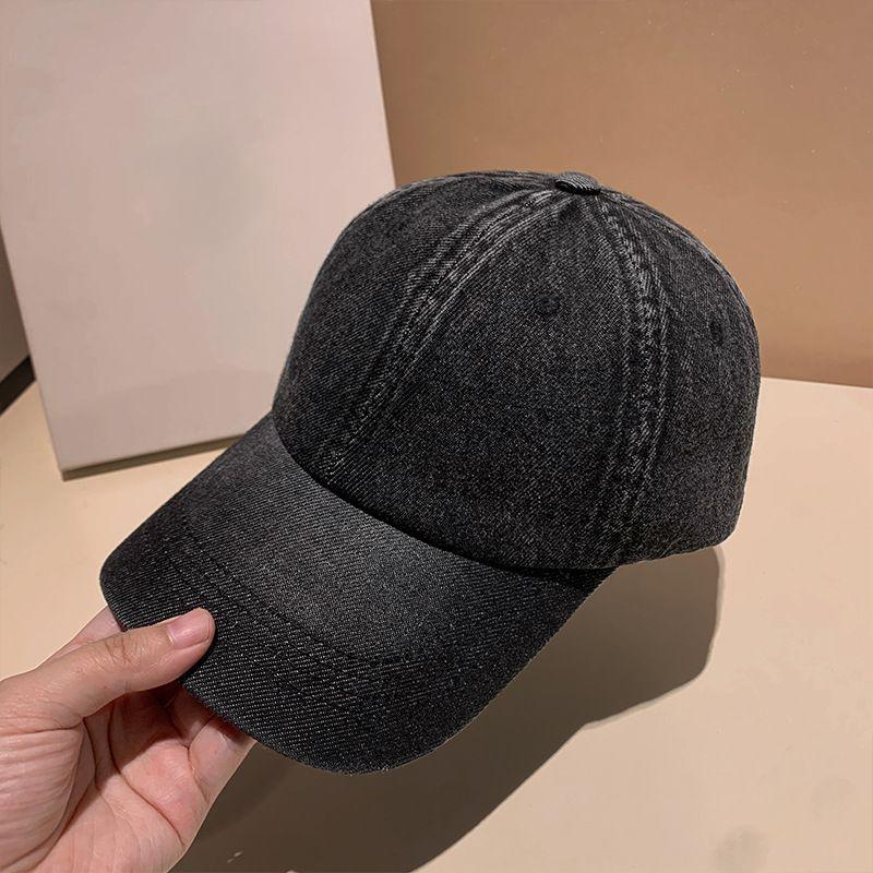 Vintage Solid Color Denim Baseball Cap Versatile Washed Minimalist Style Duckbill Cap Face Slimming Unisex Street Sun Hat 54-60cm чёрный
Vintage Solid Color Denim Baseball Cap Versatile Washed Minimalist Style Duckbill Cap Face Slimming Unisex Street Sun Hat 54-60cm чёрный