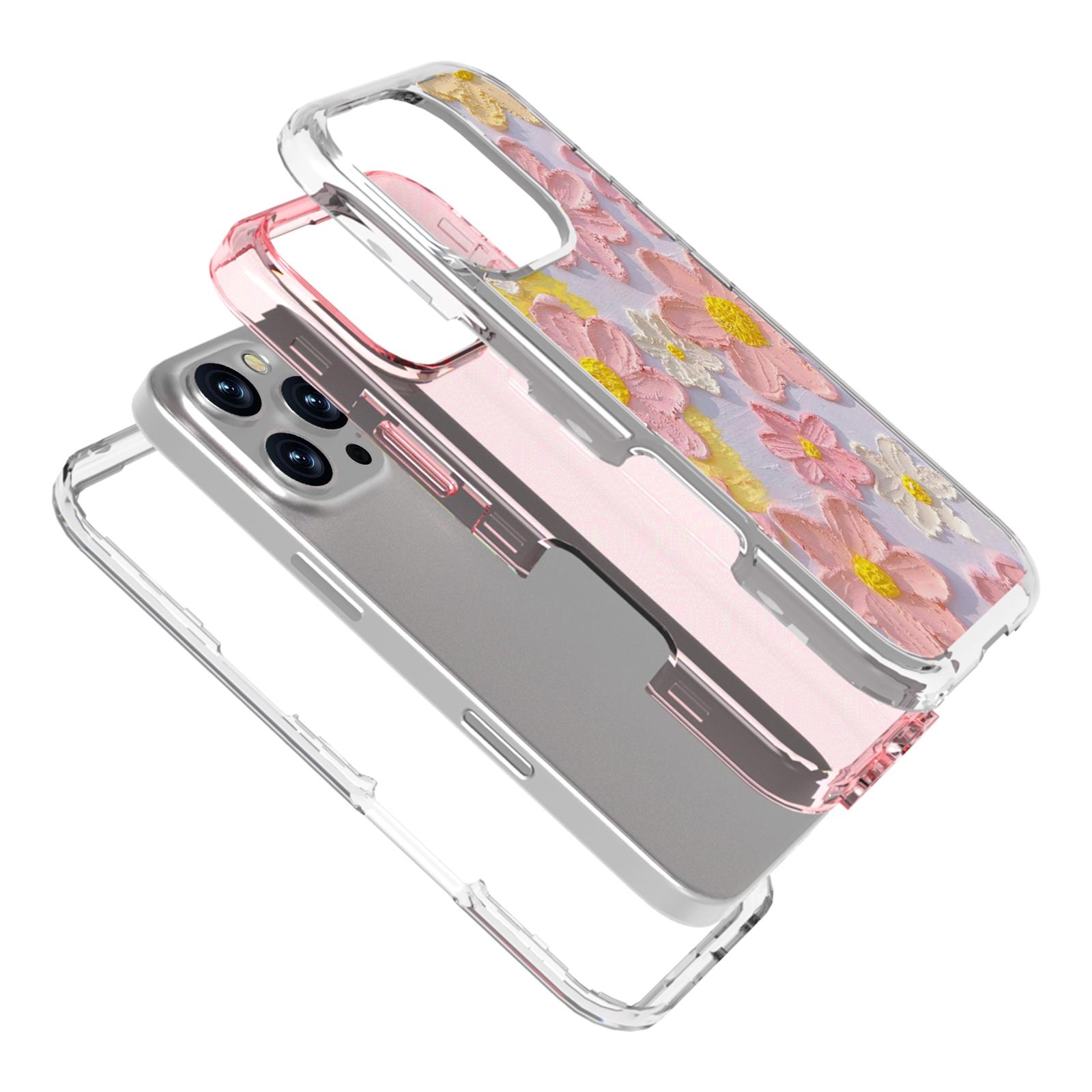 GW02 For iPhone 16 Pro Case IMD Pattern TPU+PC Shockproof Phone Cover Butterfly Flower
GW02 For iPhone 16 Pro Case IMD Pattern TPU+PC Shockproof Phone Cover Butterfly Flower