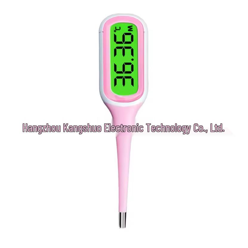 Fast 8-Second Oral Thermometer with Large LCD and Tri-Color Backlight
Fast 8-Second Oral Thermometer with Large LCD and Tri-Color Backlight