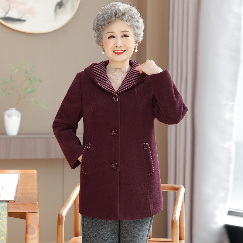 Spring Mid-Length Hooded Woolen Coat - Plus Size for Middle-Aged & Elderly Women 4XL (67.5-72.5kg) червоний
Spring Mid-Length Hooded Woolen Coat - Plus Size for Middle-Aged & Elderly Women 4XL (67.5-72.5kg) червоний