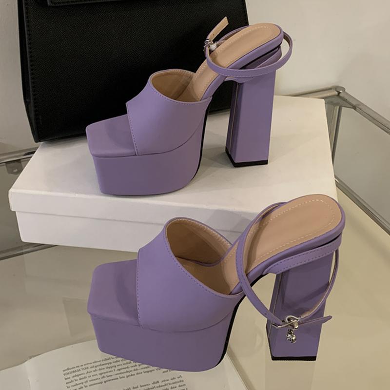 Liyke Runway Style Sexy Super High Heels Chunky Platform Sandals For Women Fashion Open Toe Buckle Strap Lady Party Banquet Shoe 35
Liyke Runway Style Sexy Super High Heels Chunky Platform Sandals For Women Fashion Open Toe Buckle Strap Lady Party Banquet Shoe 35