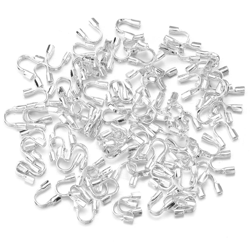 100pcs/lot 4.5x4mm Wire Protectors Wire Guard Guardian Protectors loops U Shape Accessories Clasps Connector For Jewelry Making 4.5x4mm срібний
100pcs/lot 4.5x4mm Wire Protectors Wire Guard Guardian Protectors loops U Shape Accessories Clasps Connector For Jewelry Making 4.5x4mm срібний
