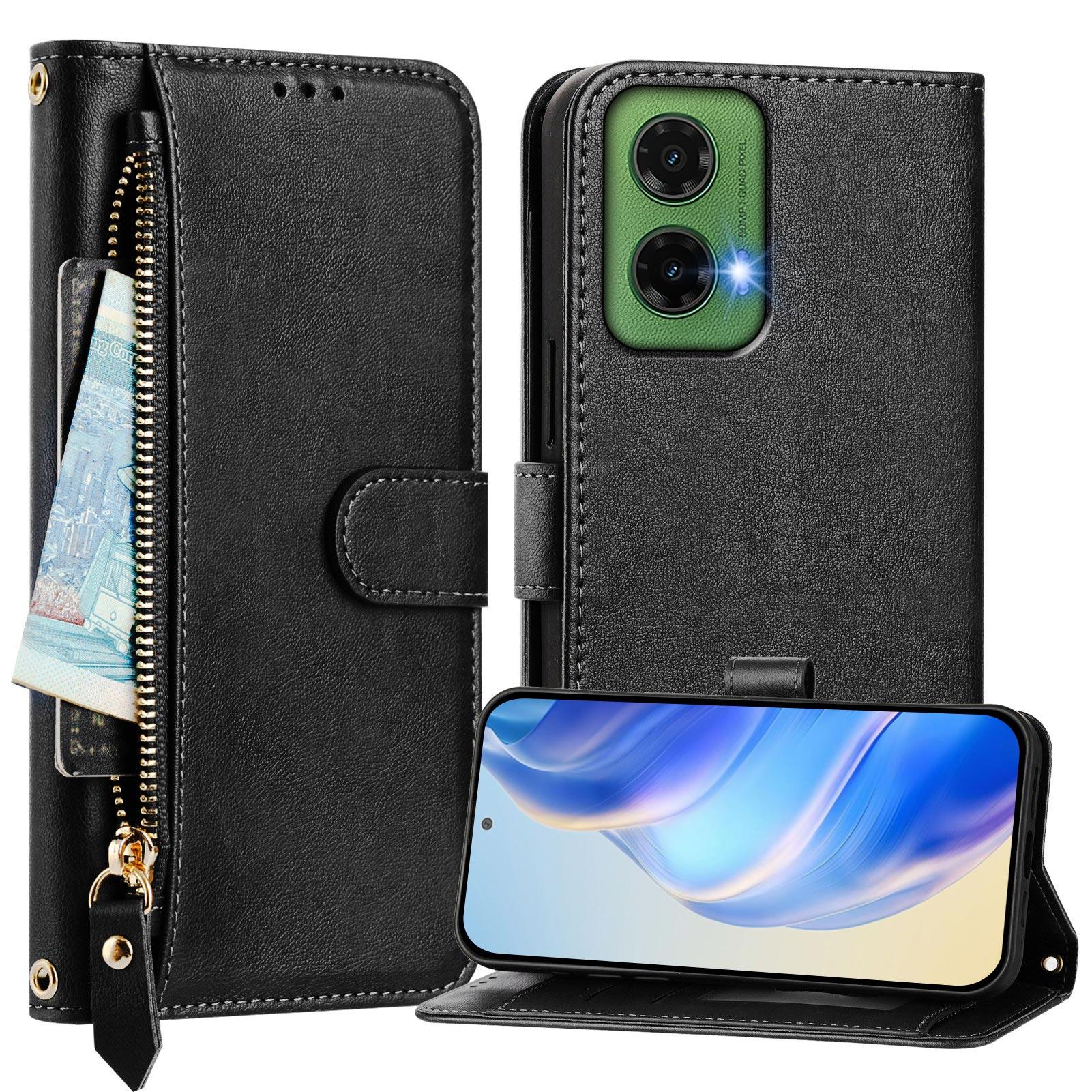 Шкіряний чохол для телефону Motorola Moto G35 5G, кишеня на блискавці, кілька слотів для карток Black
Шкіряний чохол для телефону Motorola Moto G35 5G, кишеня на блискавці, кілька слотів для карток Black