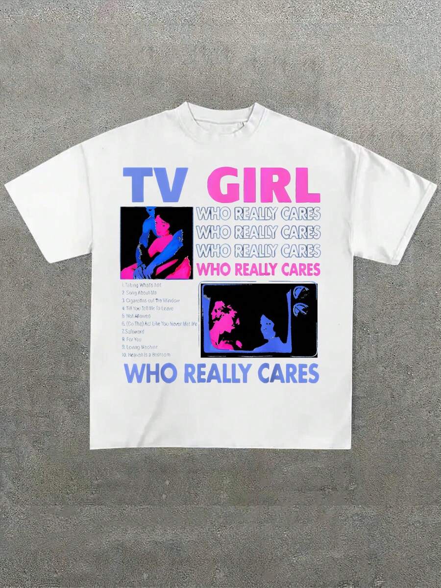 Унисекс Футболка с принтом 100% хлопок TV Girl Короткий рукав Круглый вырез Винтажный Уличный Стиль Повседневная S
Унисекс Футболка с принтом 100% хлопок TV Girl Короткий рукав Круглый вырез Винтажный Уличный Стиль Повседневная S