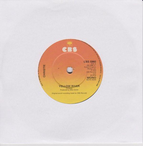 7inch Record CHRISTIE Yellow River Iron Horse CBS5960 CBS UK Rock Used
7inch Record CHRISTIE Yellow River Iron Horse CBS5960 CBS UK Rock Used