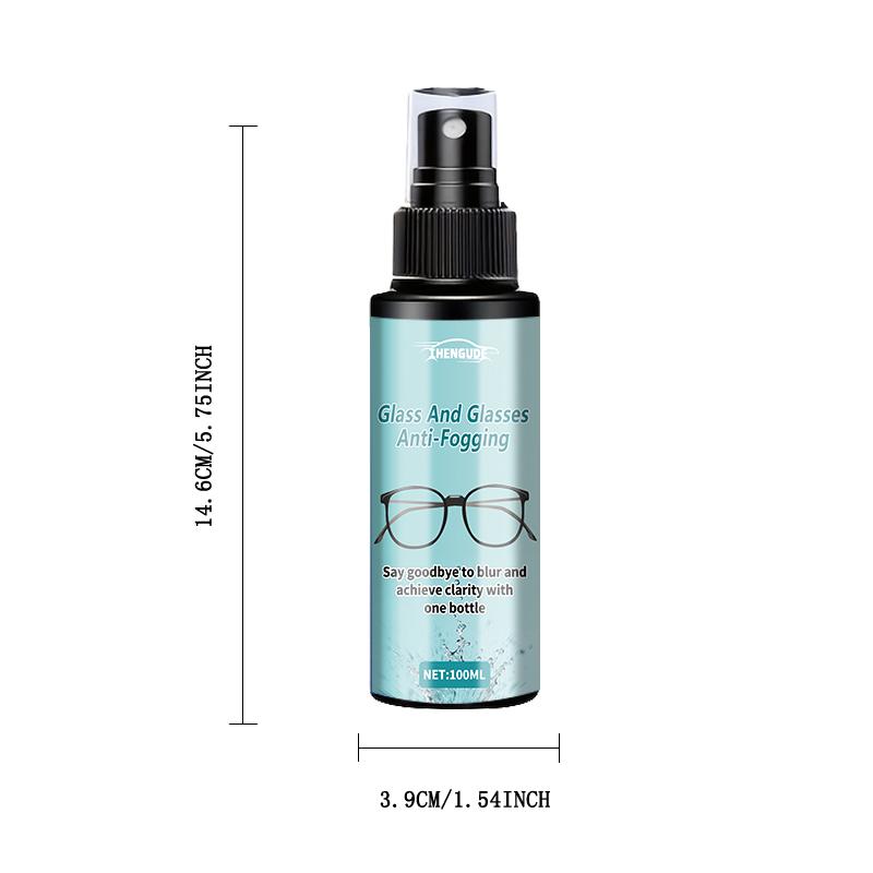 Nano Anti-Fog Spray, Suitable for Glasses, Car Windows, Swimming and Skiing Goggles, Helmets - Long-Lasting, Trace-Free Formula, Quick Application
Nano Anti-Fog Spray, Suitable for Glasses, Car Windows, Swimming and Skiing Goggles, Helmets - Long-Lasting, Trace-Free Formula, Quick Application