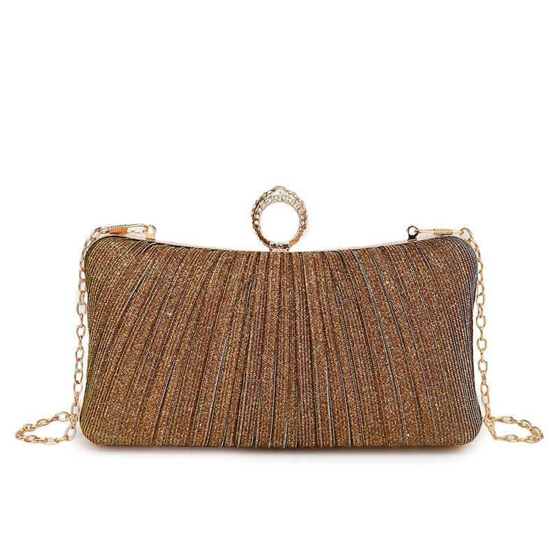 Cross-border popular pleated dinner bag 24 autumn and winter new exquisite clip women s chain shoulder messenger bag золотий
Cross-border popular pleated dinner bag 24 autumn and winter new exquisite clip women s chain shoulder messenger bag золотий