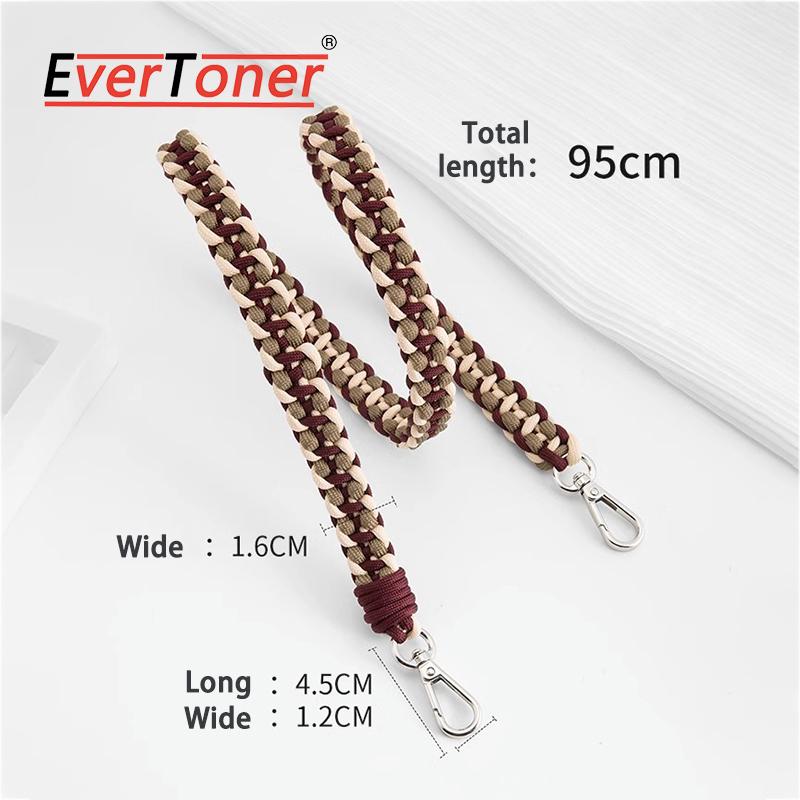 EverToner Подходит для long-champ Mini, чистое ручное плетение, плечевой ремень, DIY, цветная плетеная веревка, ремень для сумки через плечо коричневый
EverToner Подходит для long-champ Mini, чистое ручное плетение, плечевой ремень, DIY, цветная плетеная веревка, ремень для сумки через плечо коричневый