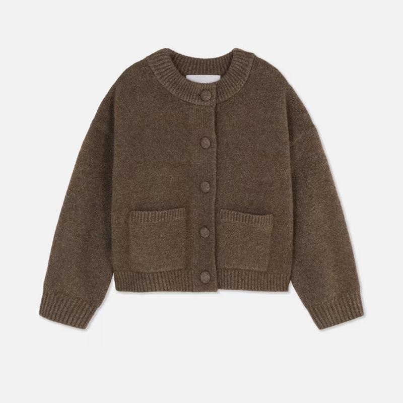 Elegant Knit Solid Women Cardigan O Neck Full Sleeve Single Breasted All-match Pocket Lady Jacket Spring Female Knitwear XL коричневий
Elegant Knit Solid Women Cardigan O Neck Full Sleeve Single Breasted All-match Pocket Lady Jacket Spring Female Knitwear XL коричневий