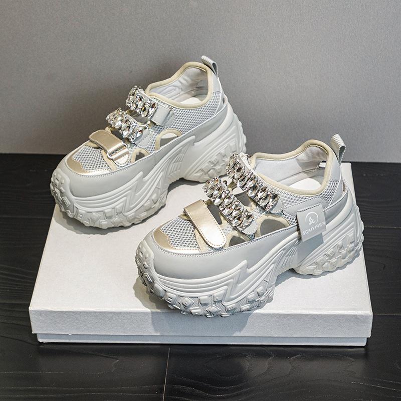Daddy shoes women s thick-soled hollow mesh rhinestone breathable shoes casual fashion versatile women s sandals 34
Daddy shoes women s thick-soled hollow mesh rhinestone breathable shoes casual fashion versatile women s sandals 34