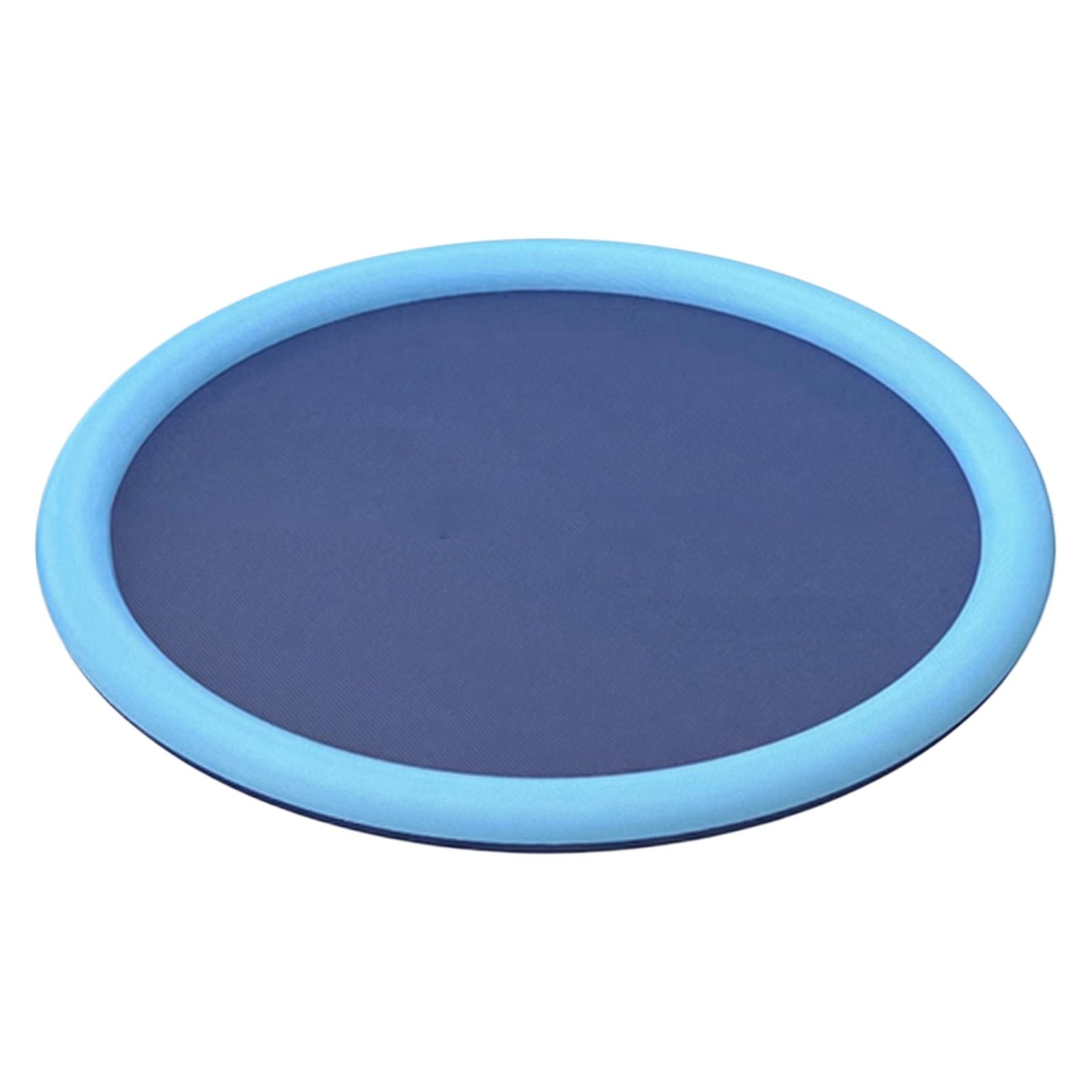 Inflatable Round Splash Pad Water Mat for Kids and Pets Non-Slip Outdoor Play Pool with Soft Edges Durable Material Suitable for Backyard Use One Size
Inflatable Round Splash Pad Water Mat for Kids and Pets Non-Slip Outdoor Play Pool with Soft Edges Durable Material Suitable for Backyard Use One Size