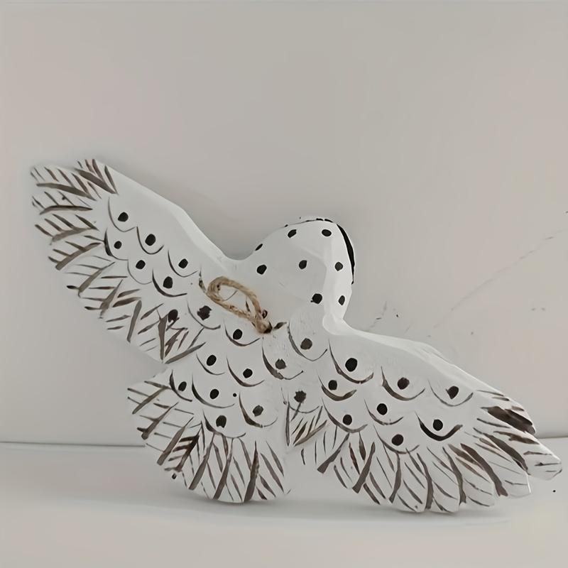 Hand Carved Wooden Owl Hanging Ornament Wall Window Christmas Animal Decoration Home Indoor & Outdoor Hanging Idea Gift
Hand Carved Wooden Owl Hanging Ornament Wall Window Christmas Animal Decoration Home Indoor & Outdoor Hanging Idea Gift