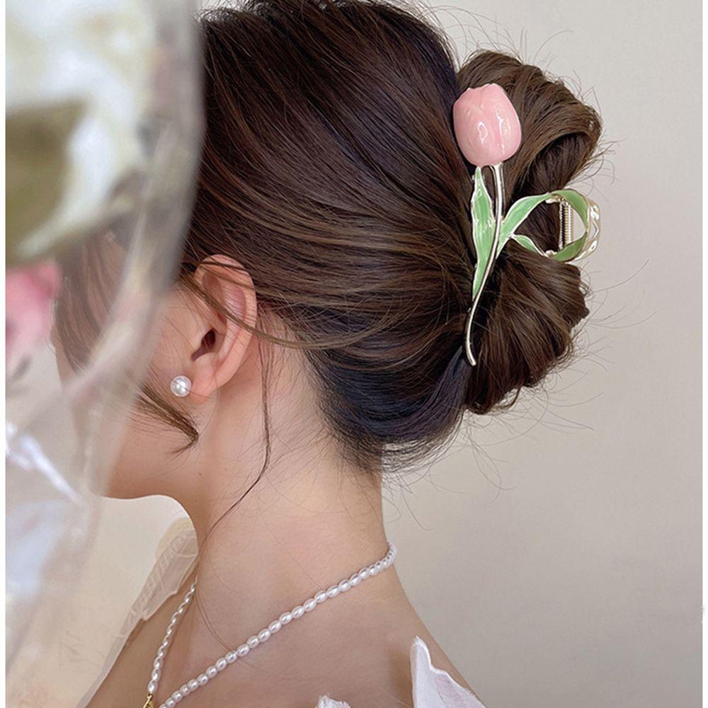 Of Head Summer Elegant Fairy Headwear Female Hair Claw Tulip Shark Clip Korean Style Hair Crab Clip
Of Head Summer Elegant Fairy Headwear Female Hair Claw Tulip Shark Clip Korean Style Hair Crab Clip