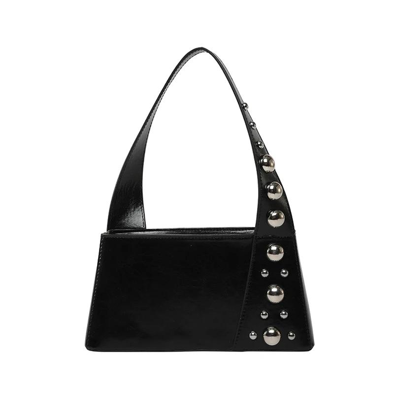 Solid PU Hasp Sequined Sweet Shoulder Bags 2026 Fashi Rivets Niche Top-Handle Bags Large Capacity Persality Bags for Women чёрный
Solid PU Hasp Sequined Sweet Shoulder Bags 2026 Fashi Rivets Niche Top-Handle Bags Large Capacity Persality Bags for Women чёрный