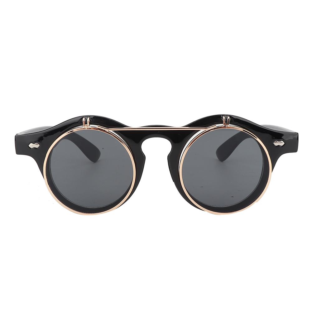 Personality Vintage Punk Style Flip Sunglasses Round Frame Flip Eyewear Eye GlassesBlack
Personality Vintage Punk Style Flip Sunglasses Round Frame Flip Eyewear Eye GlassesBlack