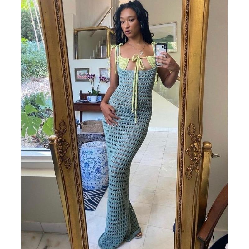 Летние женские пляжные трикотажные блузки с открытой спиной, длинные платья L светло-синий
Летние женские пляжные трикотажные блузки с открытой спиной, длинные платья L светло-синий