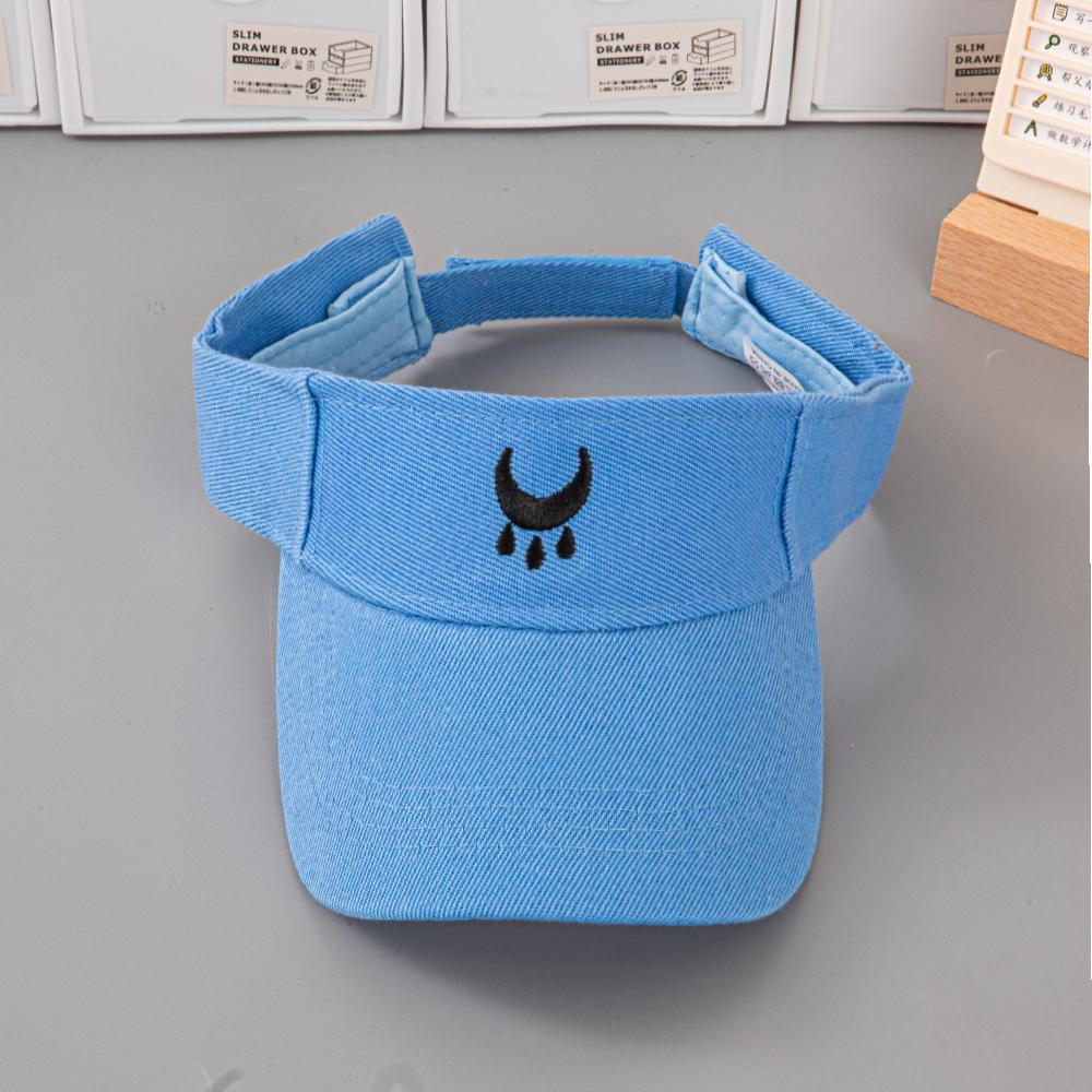 Cute Moon & Teardrop Embroidered Sun Visor Hat for Women Men, Adjustable Empty Top Baseball Cap, Outdoor Sports Sunscreen Visor небо синє кольору
Cute Moon & Teardrop Embroidered Sun Visor Hat for Women Men, Adjustable Empty Top Baseball Cap, Outdoor Sports Sunscreen Visor небо синє кольору