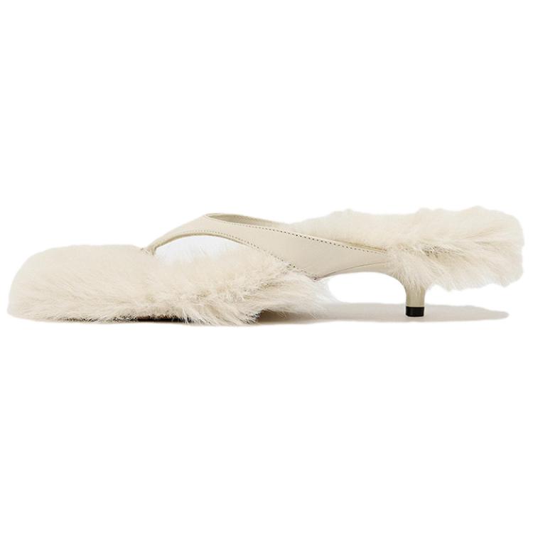 ZARA Faux Fur Heeled Mules Write Womens 3314410719 37
ZARA Faux Fur Heeled Mules Write Womens 3314410719 37