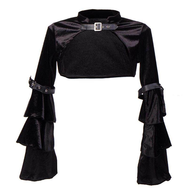 Short Slim-Fit Dress Coat for Women, Long-Sleeved Shawl Vest, Spring and Autumn Casual Velvet Outerwear Top Black L
Short Slim-Fit Dress Coat for Women, Long-Sleeved Shawl Vest, Spring and Autumn Casual Velvet Outerwear Top Black L
