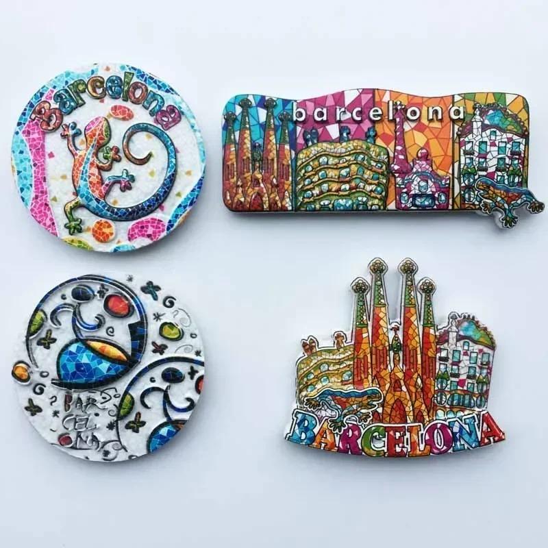 Barcelona, Spain Mosaic Tourism Commemorative Decorative Crafts Magnetic Refrigerator Magnet for Fridge Decor
Barcelona, Spain Mosaic Tourism Commemorative Decorative Crafts Magnetic Refrigerator Magnet for Fridge Decor
