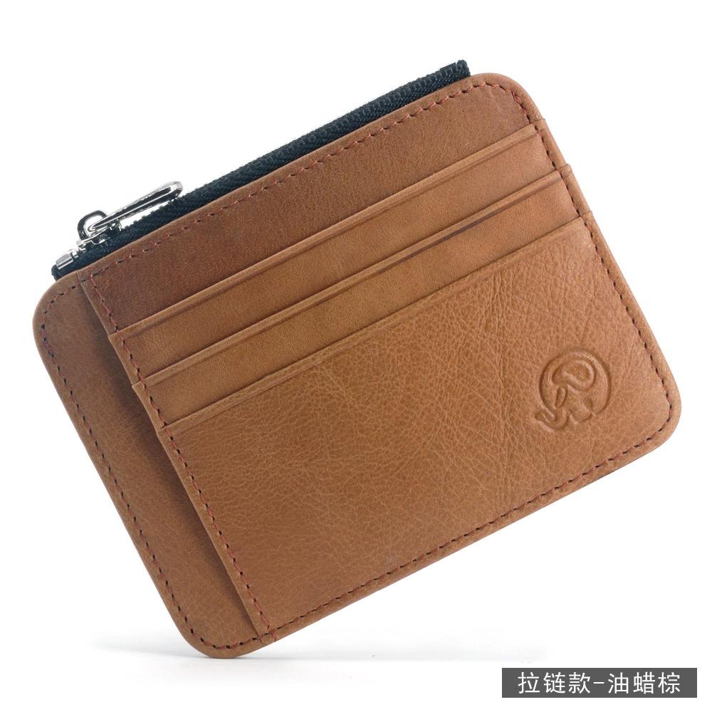 Thin Genuine Leather Mini Bank Credit Card Wallet Id Card Holder Men s Small Wallet Thin Sleeve Zipper Short Coin Wallets
Thin Genuine Leather Mini Bank Credit Card Wallet Id Card Holder Men s Small Wallet Thin Sleeve Zipper Short Coin Wallets