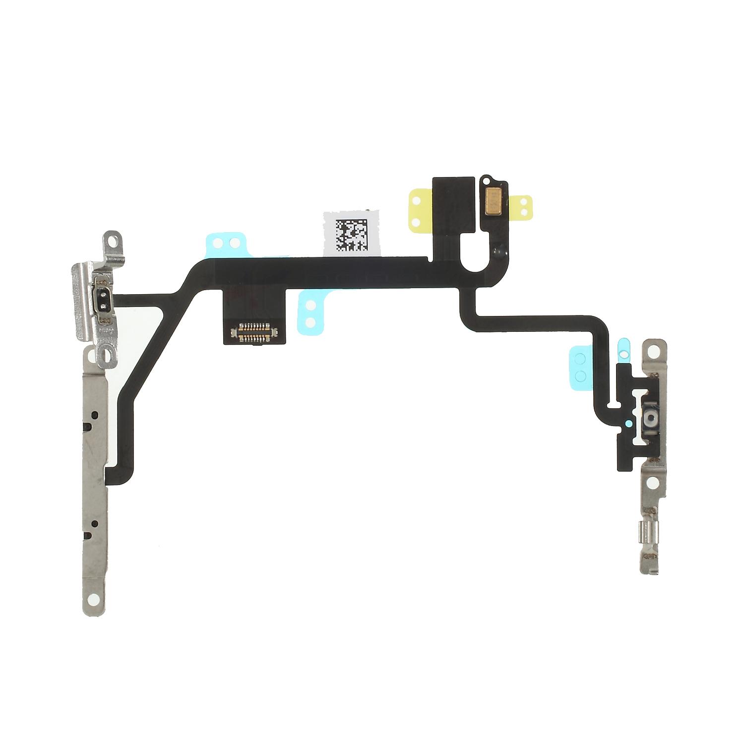 For iPhone 8 4.7 inch OEM Power ON/OFF and Volume Button Flex Cable with Metal Plate Type A
For iPhone 8 4.7 inch OEM Power ON/OFF and Volume Button Flex Cable with Metal Plate Type A