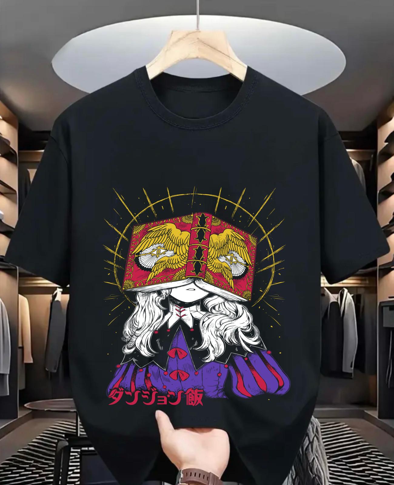 Senshi T-Shirt Mens Womens Tees Top Senshi For Food Delicious In The Dungeon Anime Japanese Shirt L
Senshi T-Shirt Mens Womens Tees Top Senshi For Food Delicious In The Dungeon Anime Japanese Shirt L