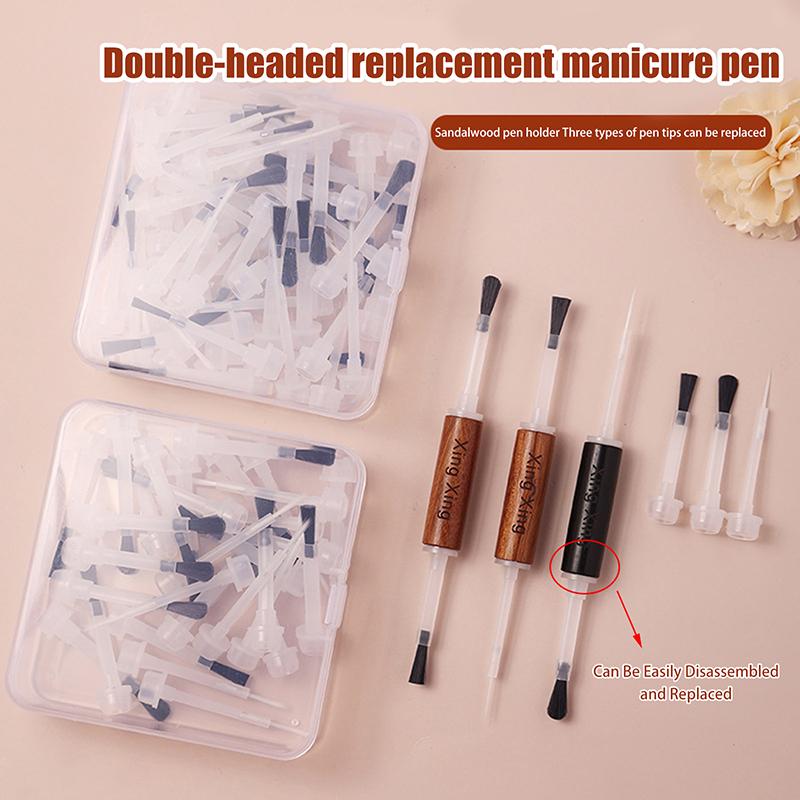Disposable Nail Polish Brush With Double Head Pen Can Replacement Head Brush Soft Bristles Nail Brush Liquid Applicators B
Disposable Nail Polish Brush With Double Head Pen Can Replacement Head Brush Soft Bristles Nail Brush Liquid Applicators B