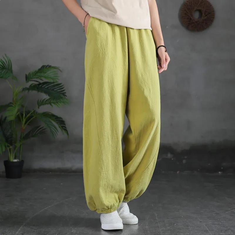 Women s Cotton Linen Tapered Lantern Pants - Spring/Summer 2026 Collection, Loose Fit, Elastic Waist, Solid Color, Versatile and Casual. M (36-48 kg)
Women s Cotton Linen Tapered Lantern Pants - Spring/Summer 2026 Collection, Loose Fit, Elastic Waist, Solid Color, Versatile and Casual. M (36-48 kg)
