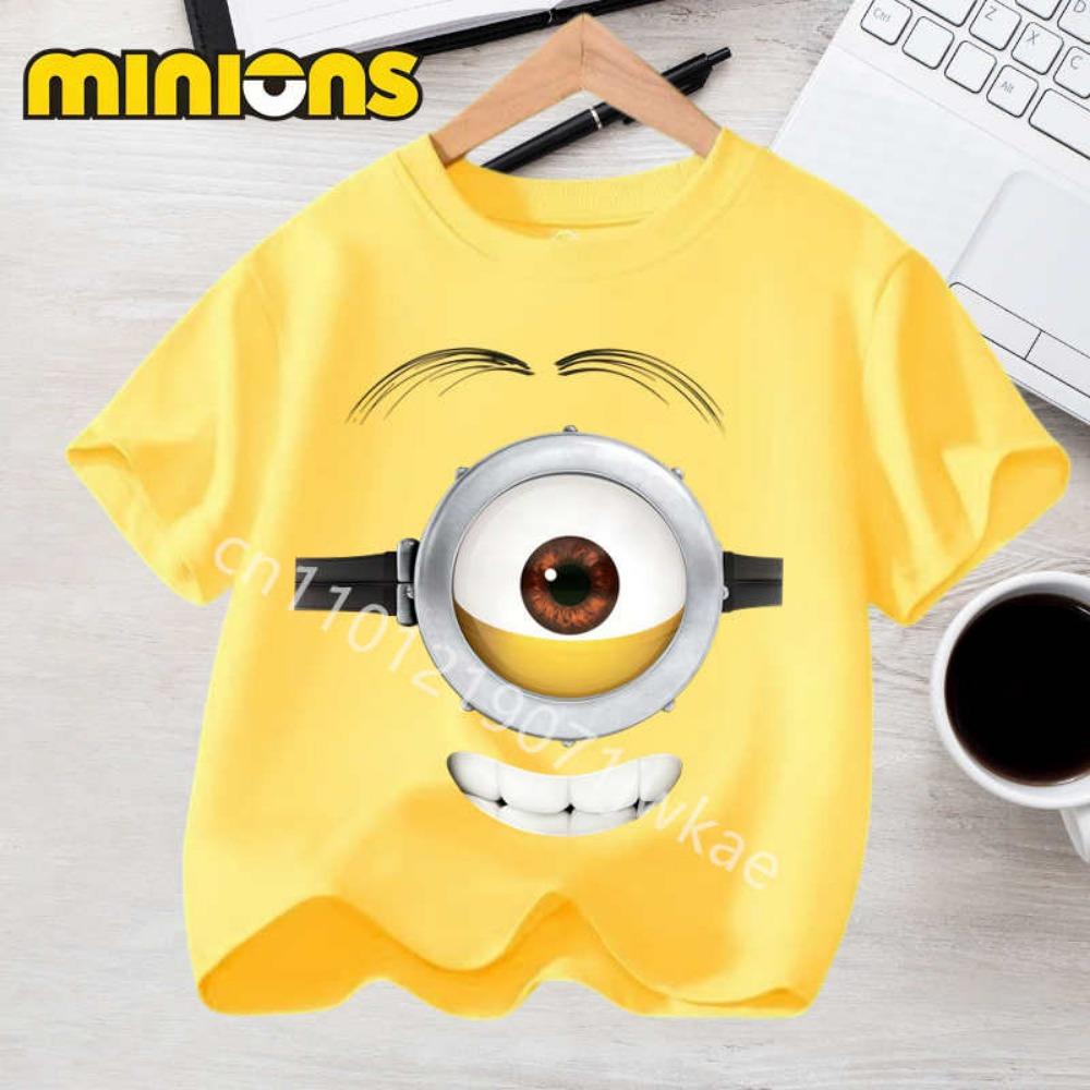 Cartoon Minions Short Sleeve T Shirt for Boy Girl T-Shirts Cute Children Tees Summer Kids Tops Casual Toddler Clothes 110
Cartoon Minions Short Sleeve T Shirt for Boy Girl T-Shirts Cute Children Tees Summer Kids Tops Casual Toddler Clothes 110