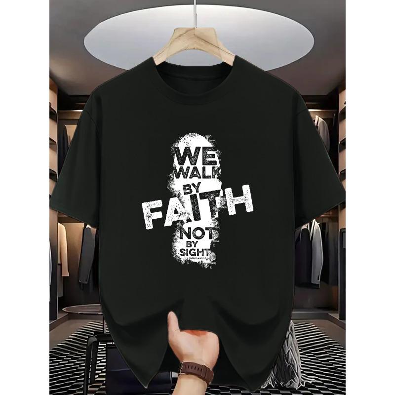 Stand Firm in Faith, Not by Sight -- Short-Sleeved T-Shirt, Show Your Spiritual Power S чёрный
Stand Firm in Faith, Not by Sight -- Short-Sleeved T-Shirt, Show Your Spiritual Power S чёрный