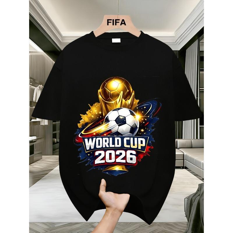 European sizes Men s T-Shirt Street-style Printed Tops; World Cup Football Theme; Portugal-themed Prints S чёрный
European sizes Men s T-Shirt Street-style Printed Tops; World Cup Football Theme; Portugal-themed Prints S чёрный