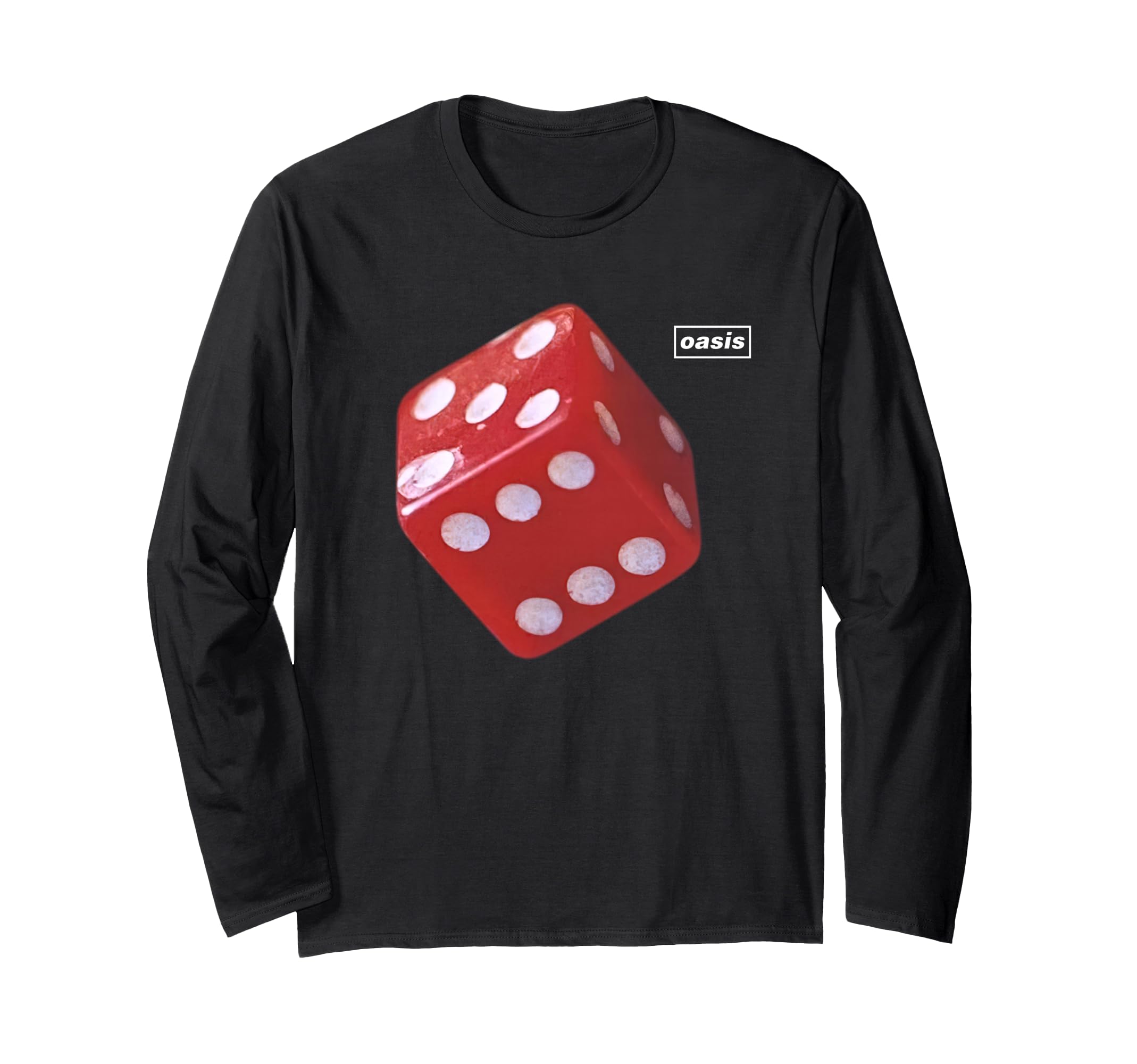 Oasis – Amazon Exclusive Be Here Now 97 Dice Long Sleeve T-Shirt
Oasis – Amazon Exclusive Be Here Now 97 Dice Long Sleeve T-Shirt