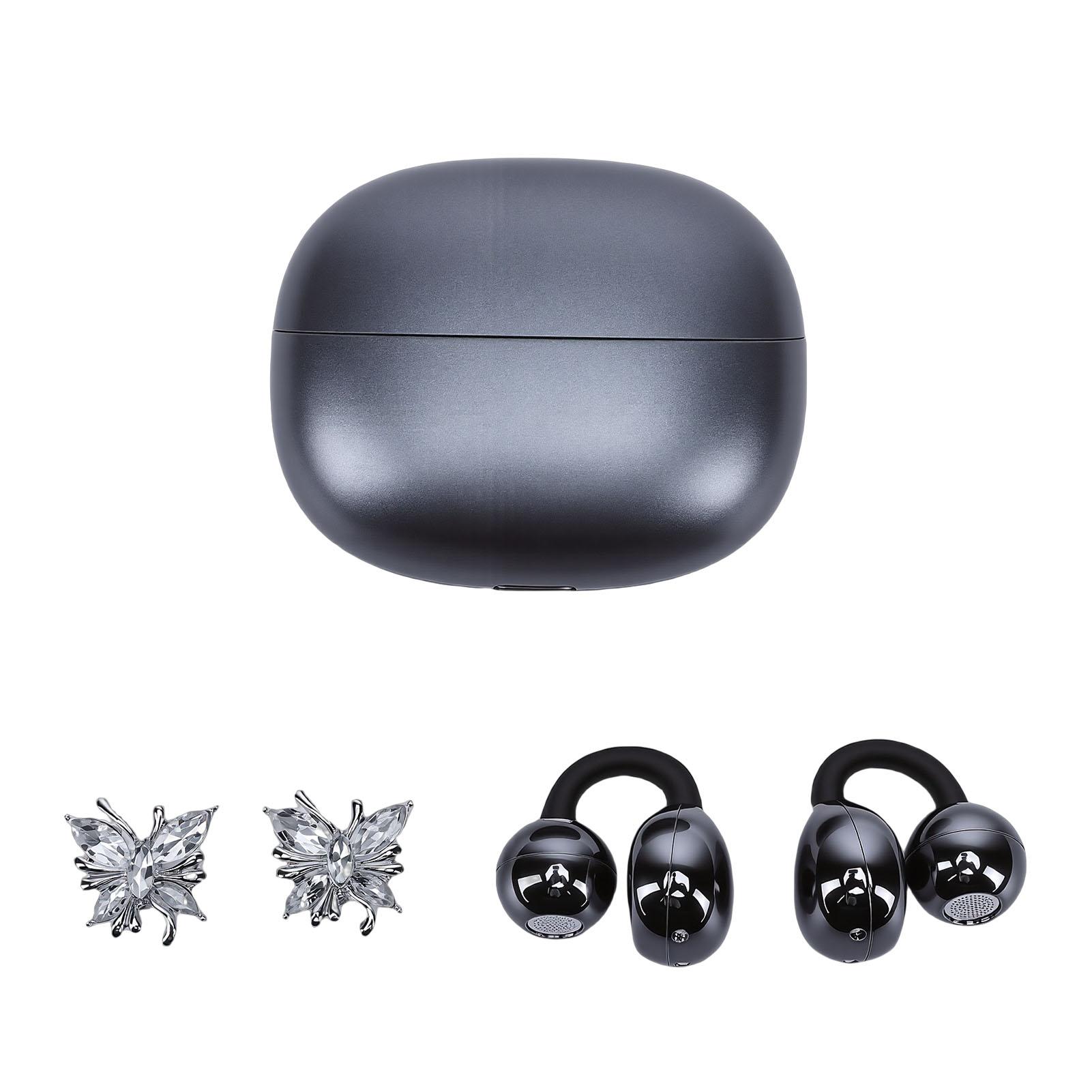 Ear Clip Wireless Earbuds Ergonomic C Type Bridge Design Smart Touch Control Comfortable Bluetooth Headphone with
Ear Clip Wireless Earbuds Ergonomic C Type Bridge Design Smart Touch Control Comfortable Bluetooth Headphone with