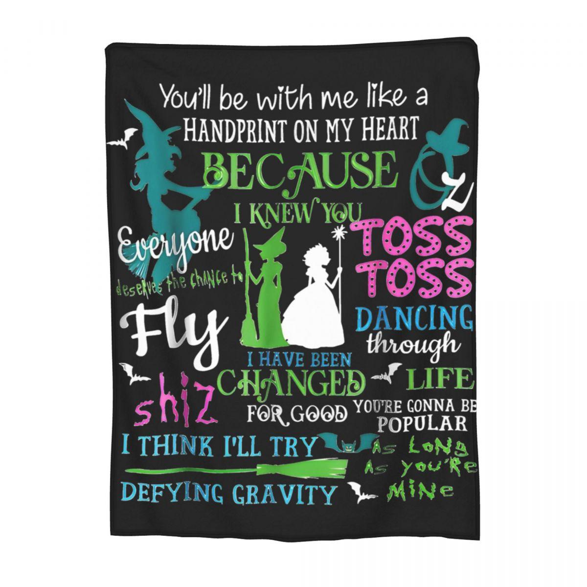 Wicked Movie Blanket Warm Cozy Fluffy Throw Blankets for Bed Multiple Sizes Bedding Throws 200x150cm 80x60in
Wicked Movie Blanket Warm Cozy Fluffy Throw Blankets for Bed Multiple Sizes Bedding Throws 200x150cm 80x60in