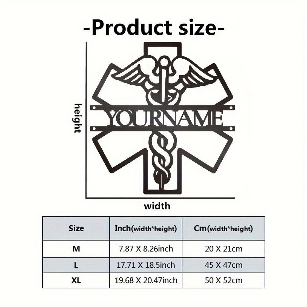 Customizable Medical Symbol Iron Wall Art Personalized Name Modern Outdoor 20cm
Customizable Medical Symbol Iron Wall Art Personalized Name Modern Outdoor 20cm
