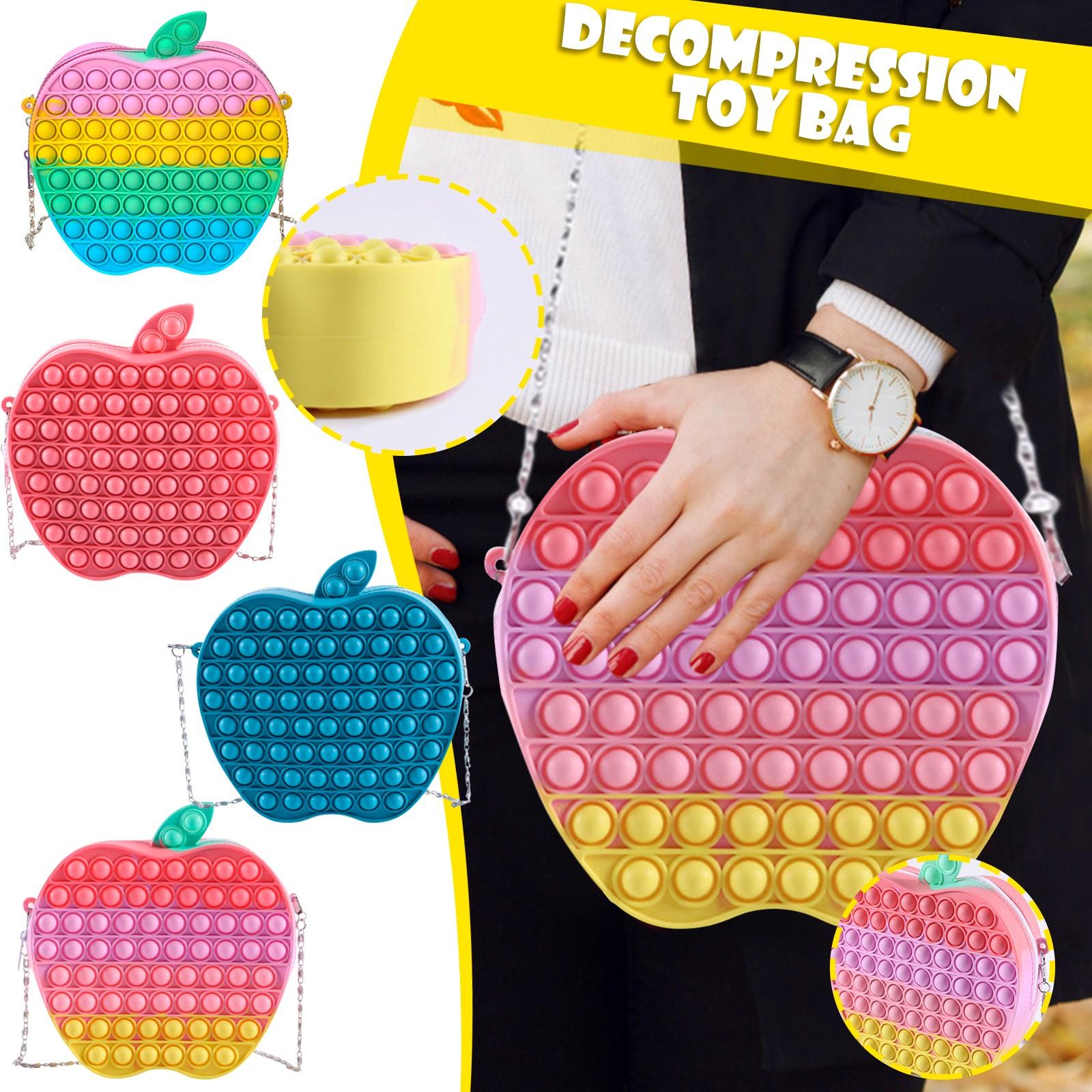 Силиконовый настольный рюкзак для декомпрессии с сенсорной декомпрессией и головоломкой 
Силиконовый настольный рюкзак для декомпрессии с сенсорной декомпрессией и головоломкой