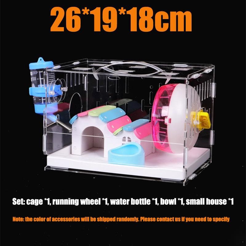 Drawer Type Acrylic Hamster Cage Small Pet House Transparent Oversized Villa Guinea Pig Basic Cage Toy Nest With The Pipe Cage
Drawer Type Acrylic Hamster Cage Small Pet House Transparent Oversized Villa Guinea Pig Basic Cage Toy Nest With The Pipe Cage