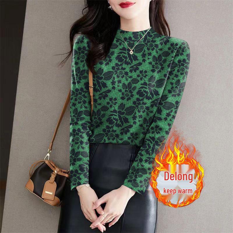 Women s Ribbed Fleece Floral Base Layer Top – Half-High Neck, Long Sleeve, Slimming Fit for Mature Ladies M (up to 90jin)
Women s Ribbed Fleece Floral Base Layer Top – Half-High Neck, Long Sleeve, Slimming Fit for Mature Ladies M (up to 90jin)