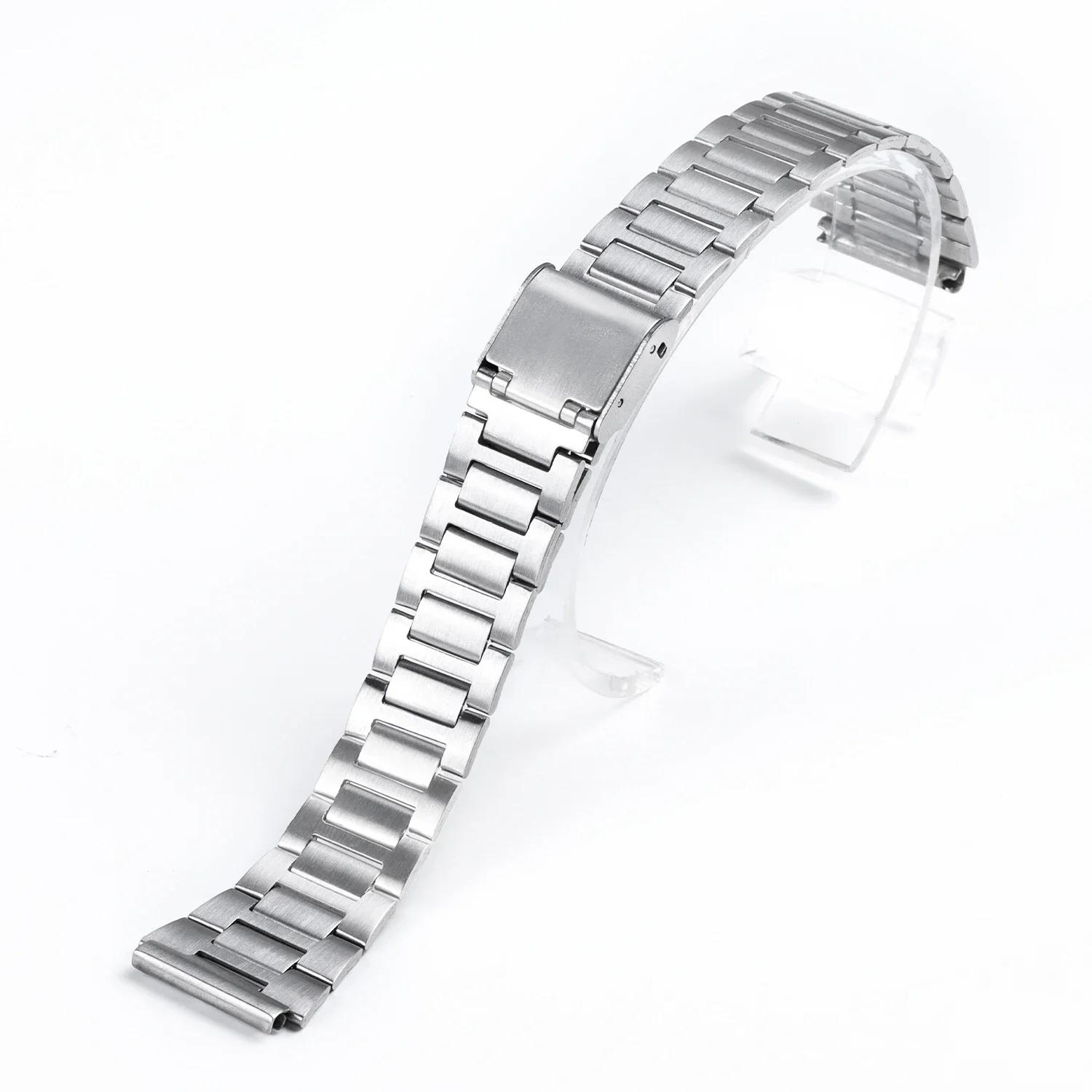 18mm Metal Wrist Strap for Casio F108 F-91W A158W A168 F105 AE1300 AE1200 Stainless Steel Wristband Men Women Watch Accessories 18mm срібний
18mm Metal Wrist Strap for Casio F108 F-91W A158W A168 F105 AE1300 AE1200 Stainless Steel Wristband Men Women Watch Accessories 18mm срібний