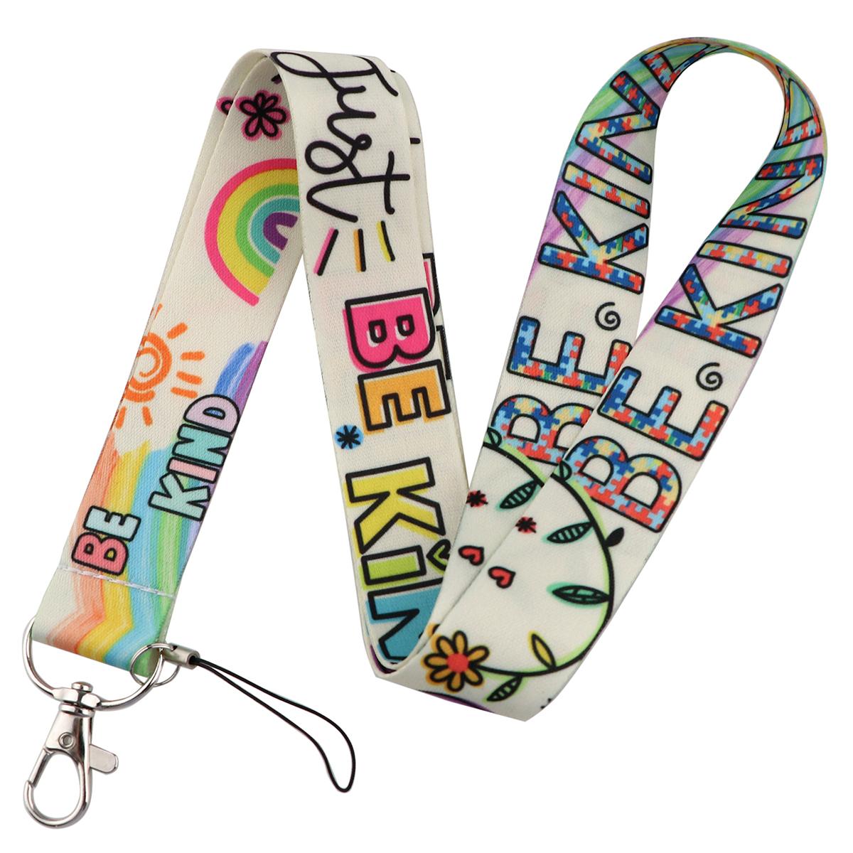 Autism Awareness Rainbow Lanyards For Keys Chain ID Credit Card Cover Pass Mobile Phone Charm Neck Strap Badge Holder Gifts
Autism Awareness Rainbow Lanyards For Keys Chain ID Credit Card Cover Pass Mobile Phone Charm Neck Strap Badge Holder Gifts