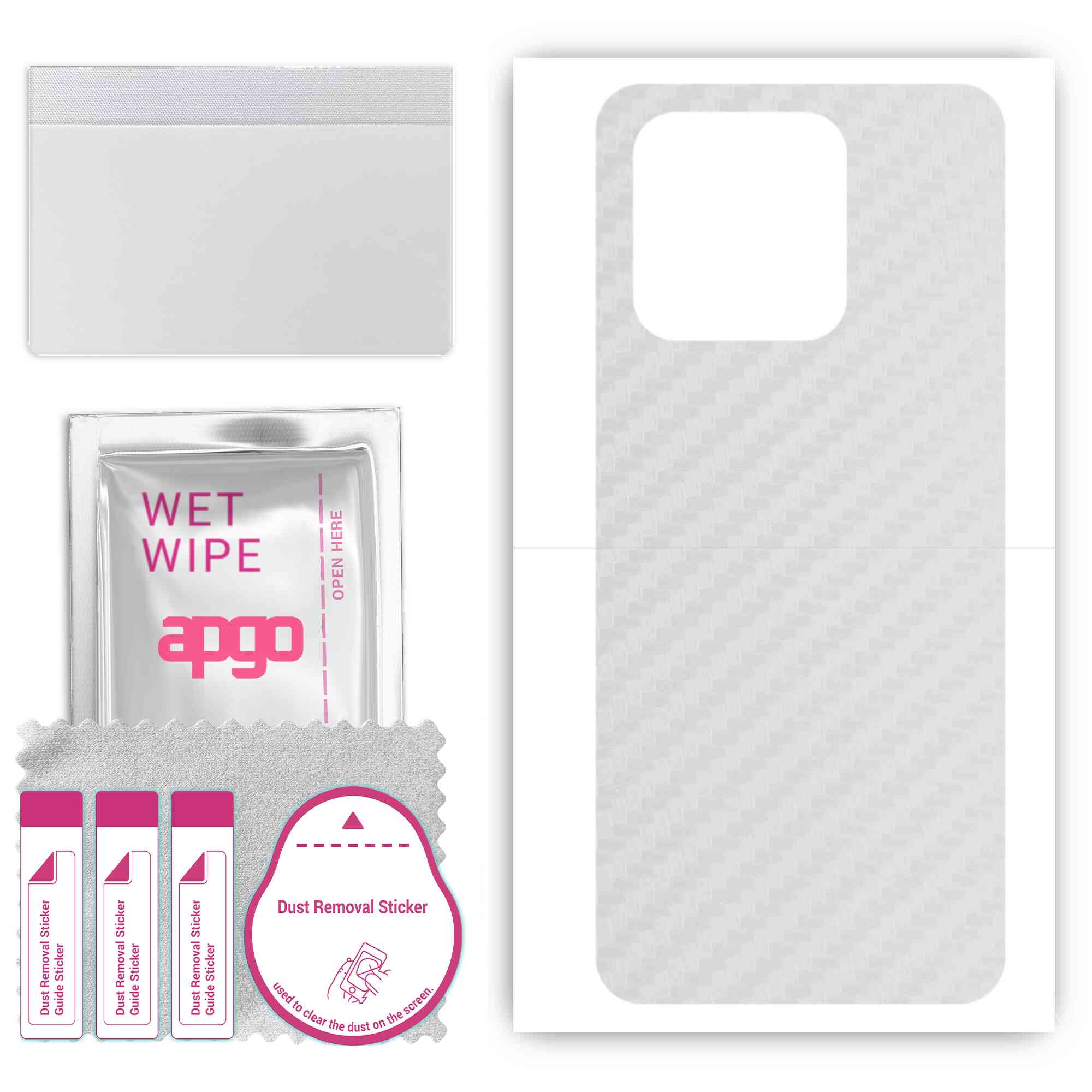 Apgo Protective Skin Sticker for the back compatible with Xiaomi Redmi 10C, Wrap Film, Foil, Vinyl - Pattern Transparent Carbon
Apgo Protective Skin Sticker for the back compatible with Xiaomi Redmi 10C, Wrap Film, Foil, Vinyl - Pattern Transparent Carbon
