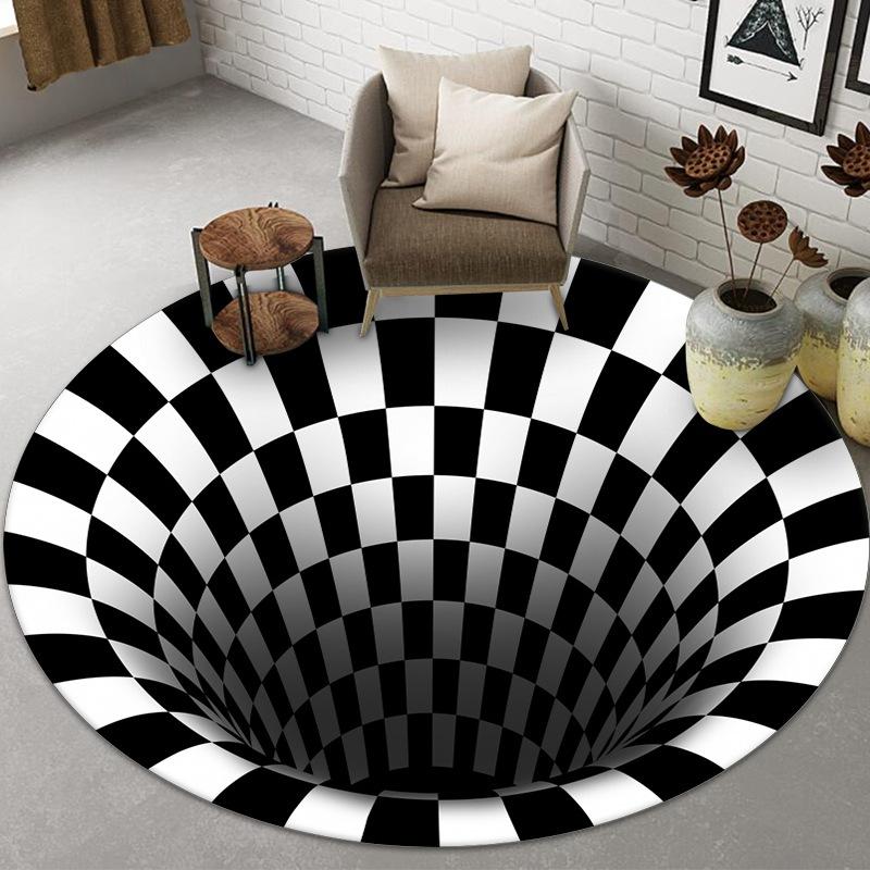 Optical Illusion 3D Floor Carpet Living Room Area Rug Non Slip Bedroom Bedside Sofa Swivel Chair Soft Home Decor Mat 60cmx60cm
Optical Illusion 3D Floor Carpet Living Room Area Rug Non Slip Bedroom Bedside Sofa Swivel Chair Soft Home Decor Mat 60cmx60cm