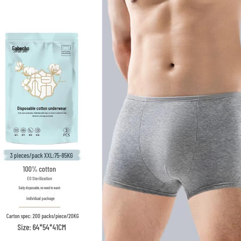 Qi An Dun 6-Pack Disposable Men s Underwear 2XL
Qi An Dun 6-Pack Disposable Men s Underwear 2XL